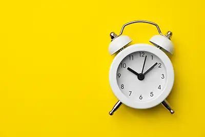 photo of a clock